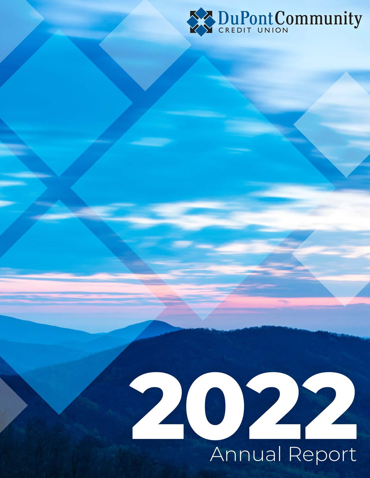 Cover for DCCU's 2022 Annual Report