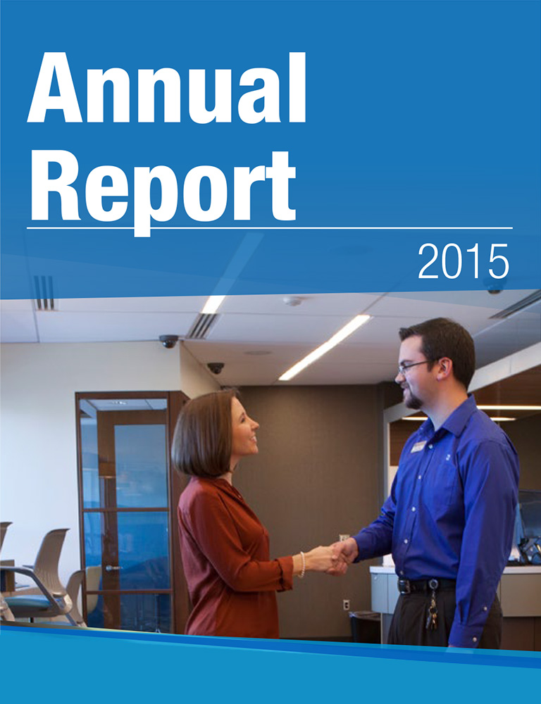 2015 Annual Report Cover