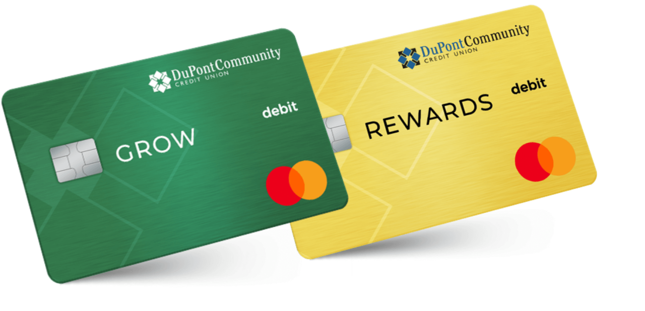 DCCU Grow and Rewards Debit Cards